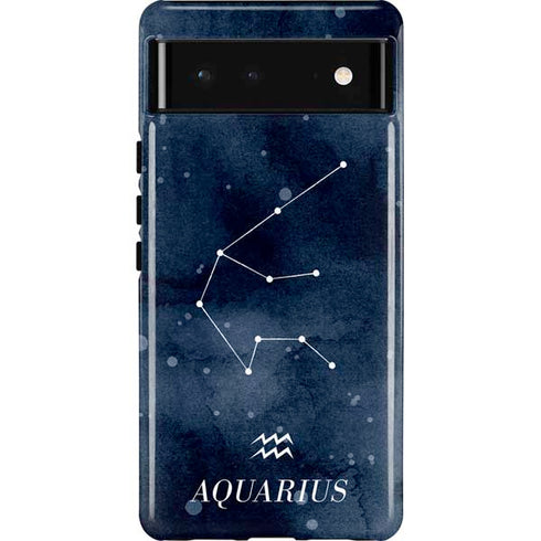Aquarius Constellation Pixel Cases